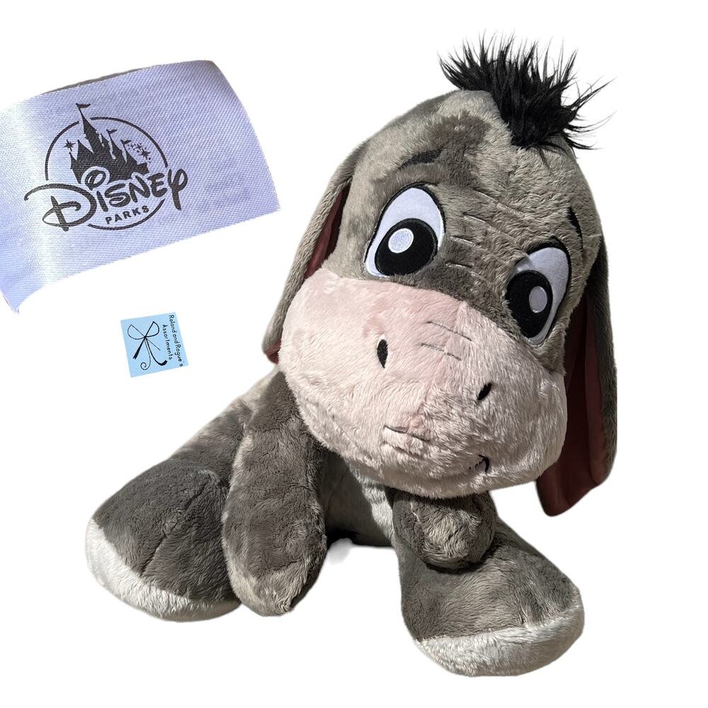 Disney Parks Big Feet Winnie the Pooh Eeyore Plush
